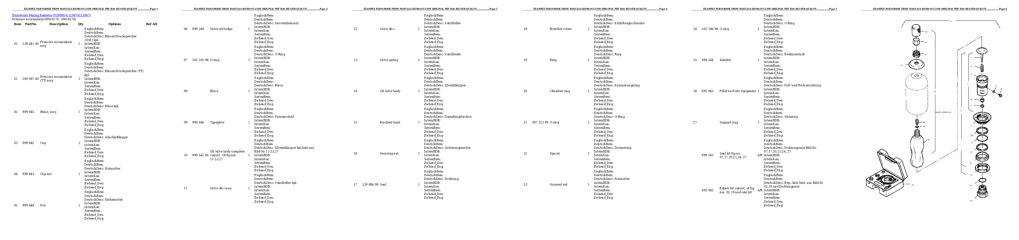 Protected: PC8000-6 12067 Partsbook