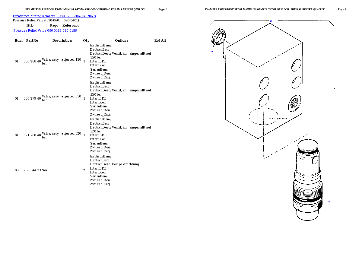 Protected: PC8000-6 12067 Partsbook