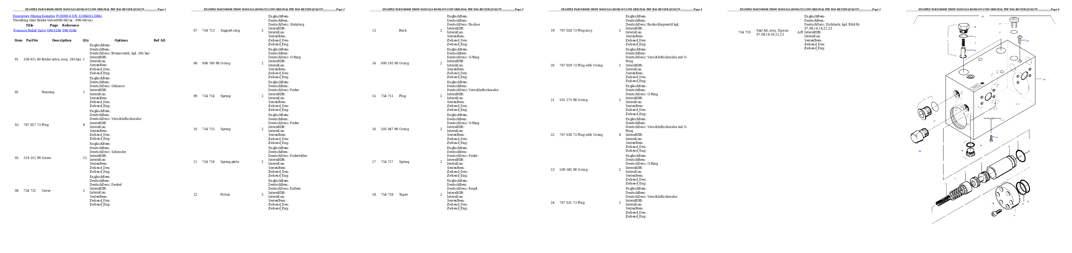 Protected: PC8000-6 S/N 12084 Partsbook