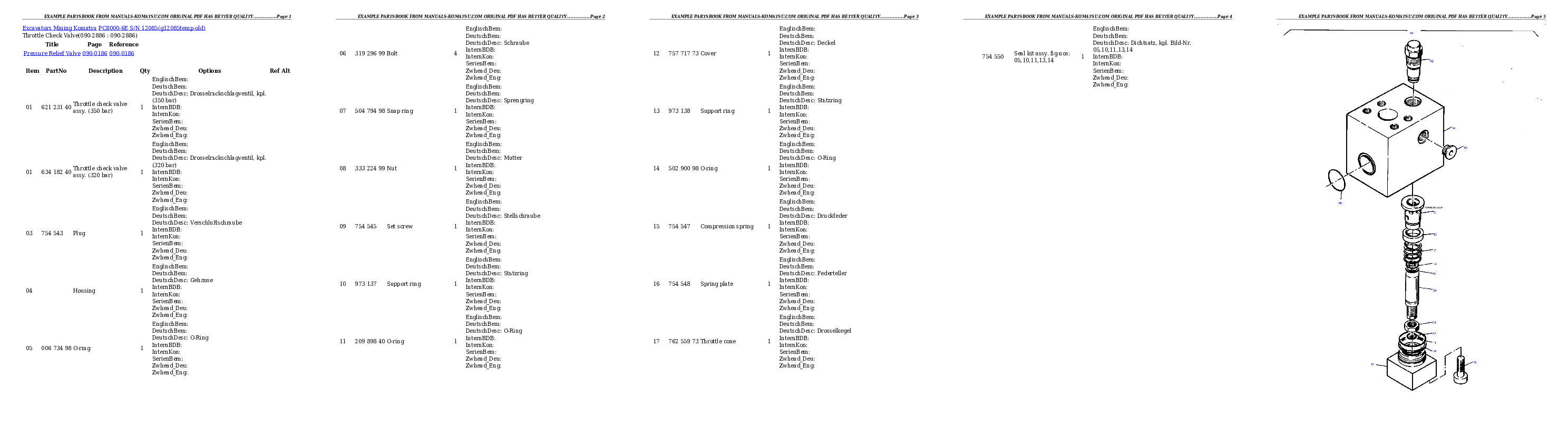 Protected: PC8000-6E S/N 12085 Partsbook