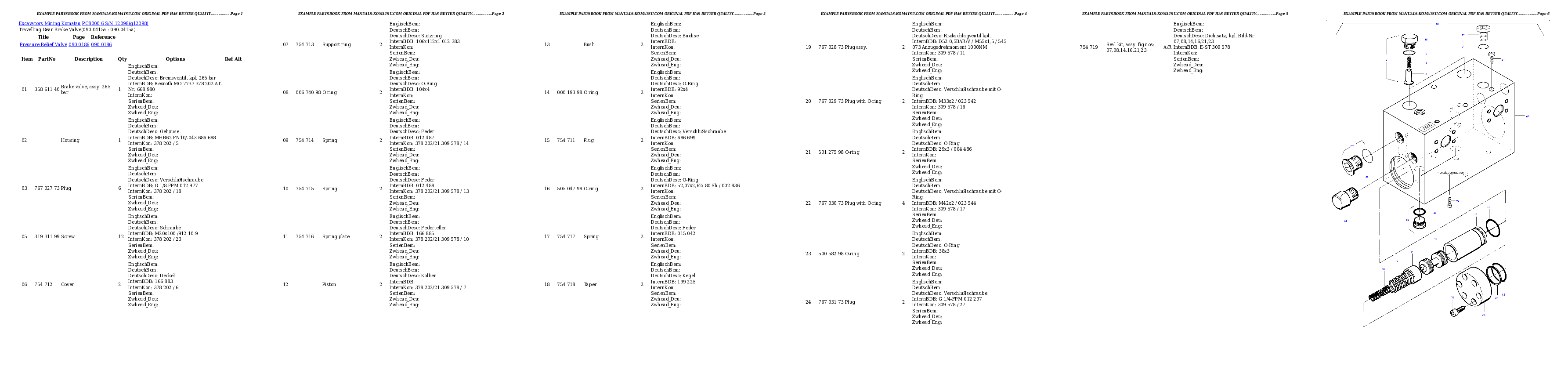 Protected: PC8000-6 S/N 12098 Partsbook