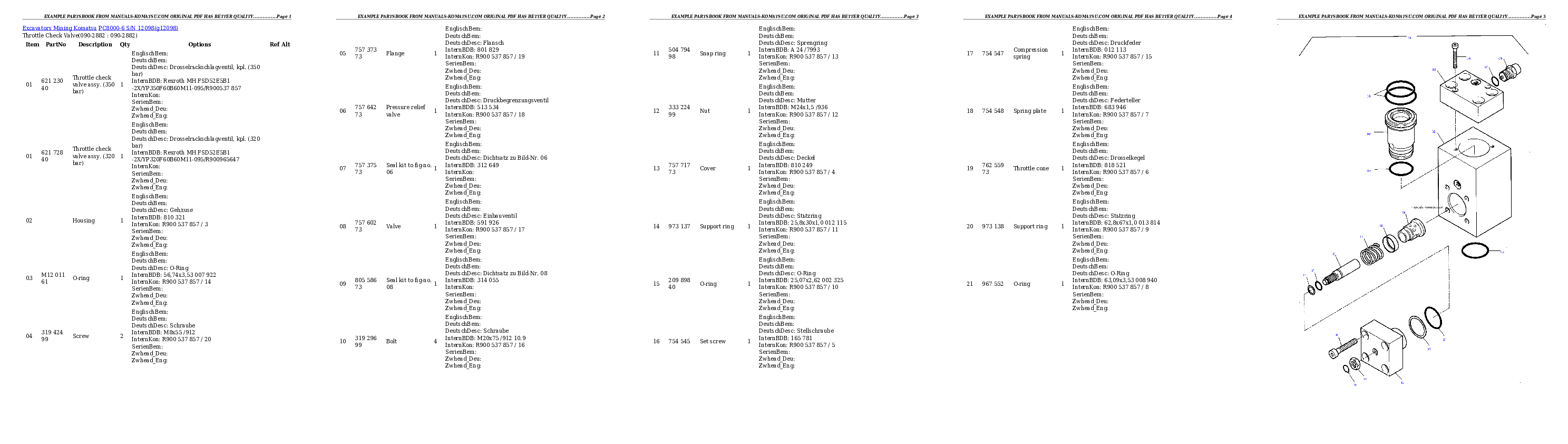 Protected: PC8000-6 S/N 12098 Partsbook