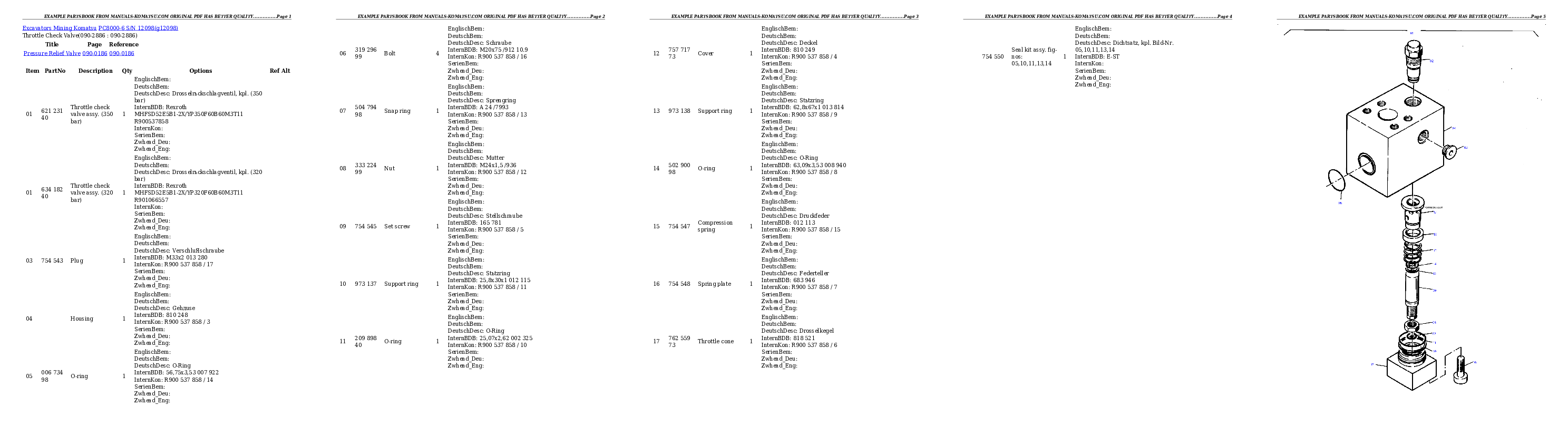 Protected: PC8000-6 S/N 12098 Partsbook