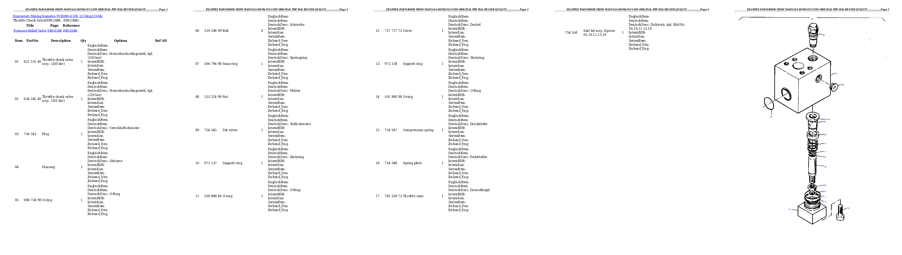 Protected: PC8000-6 S/N 12104 Partsbook