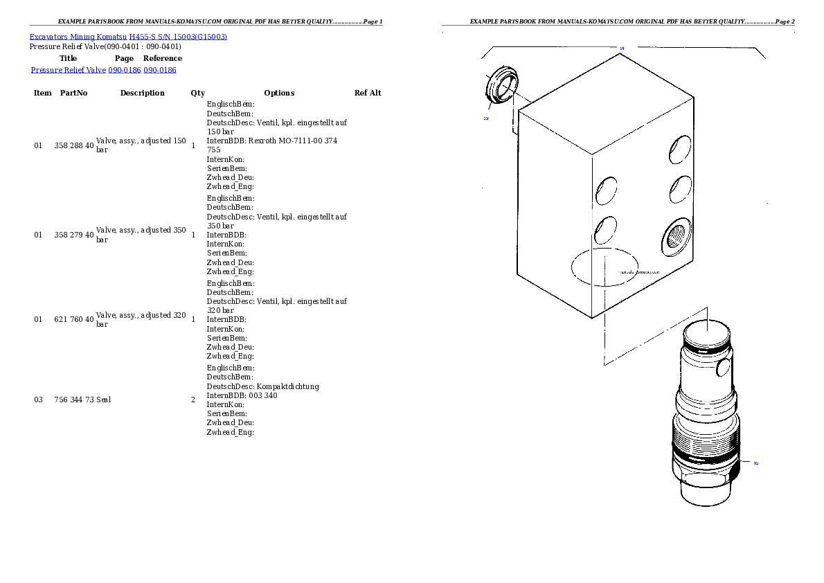 Protected: H455-S S/N 15003 Partsbook