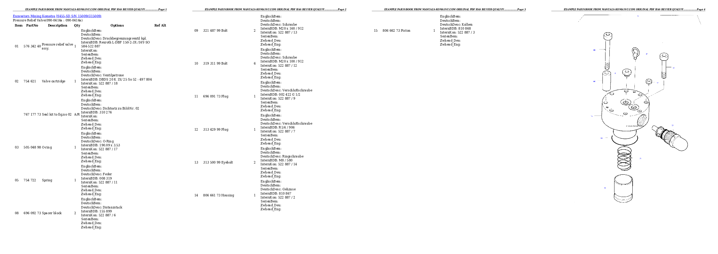 Protected: H455-SD S/N 15009 Partsbook