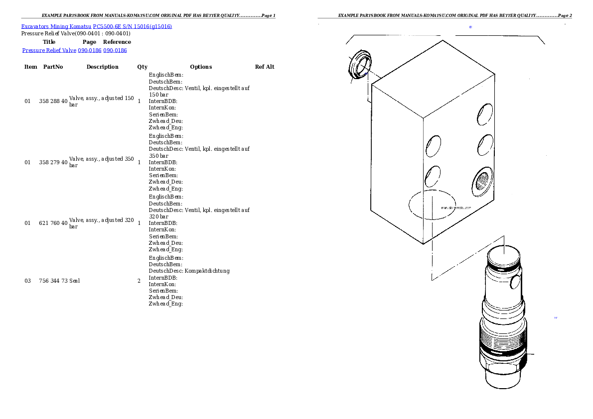 Protected: PC5500-6E S/N 15016 Partsbook