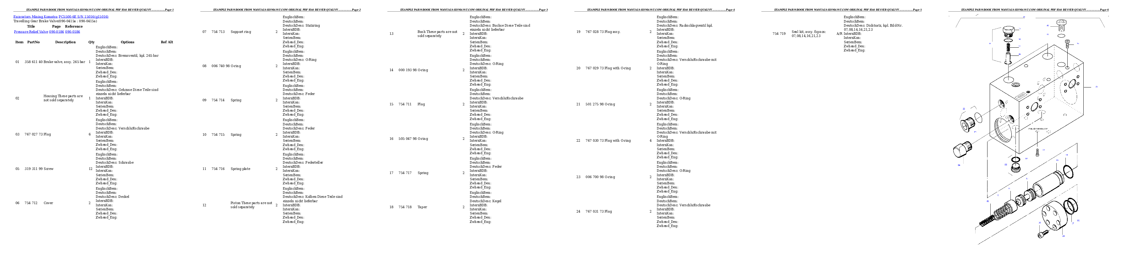 Protected: PC5500-6E S/N 15016 Partsbook