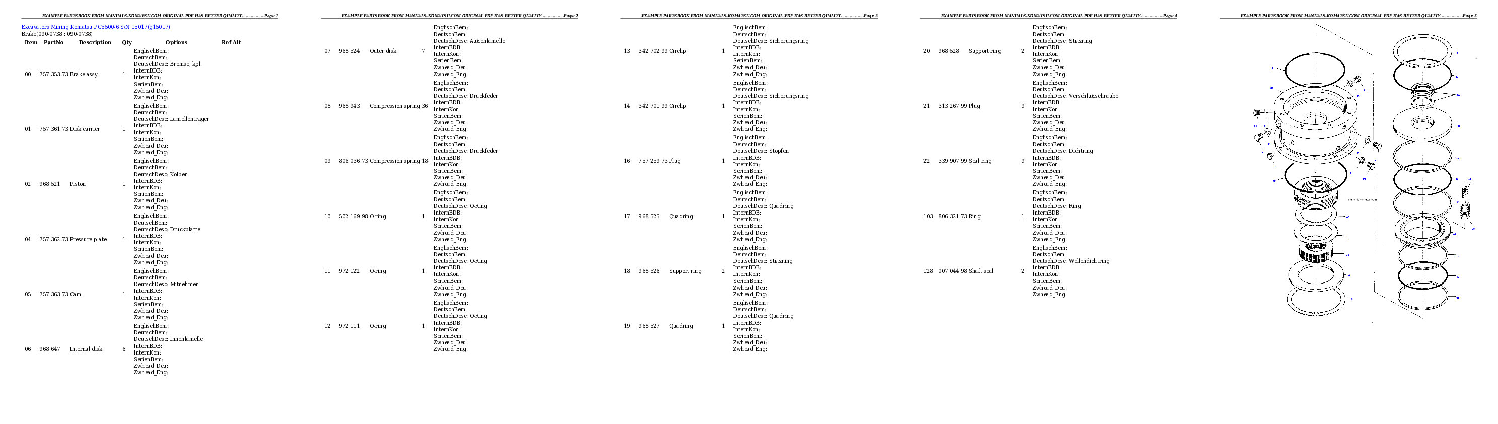 Protected: PC5500-6 S/N 15017 Partsbook