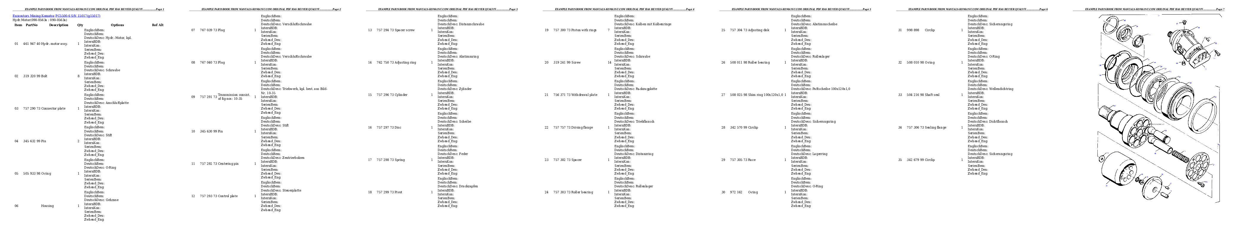 Protected: PC5500-6 S/N 15017 Partsbook