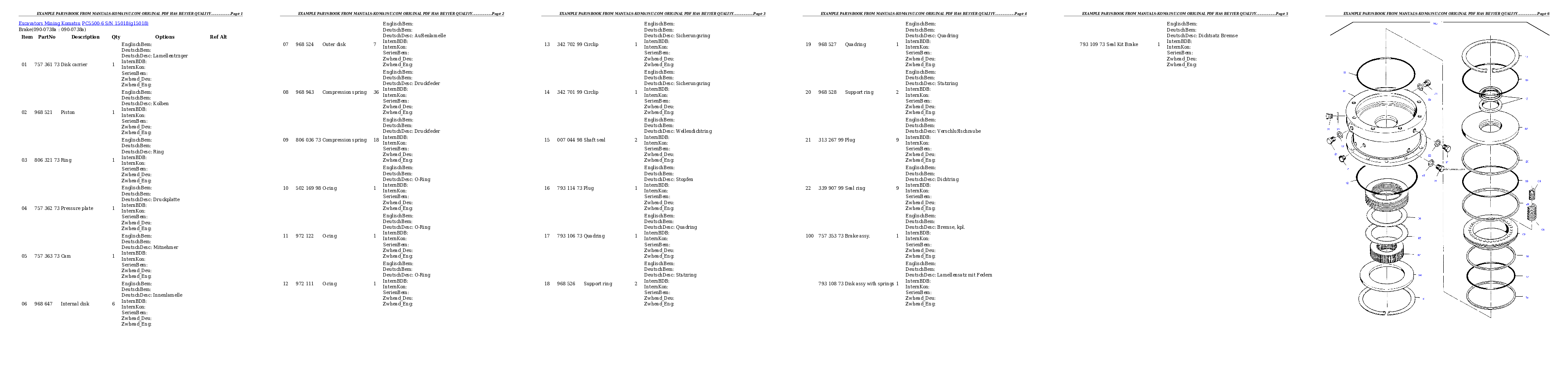 Protected: PC5500-6 S/N 15018 Partsbook