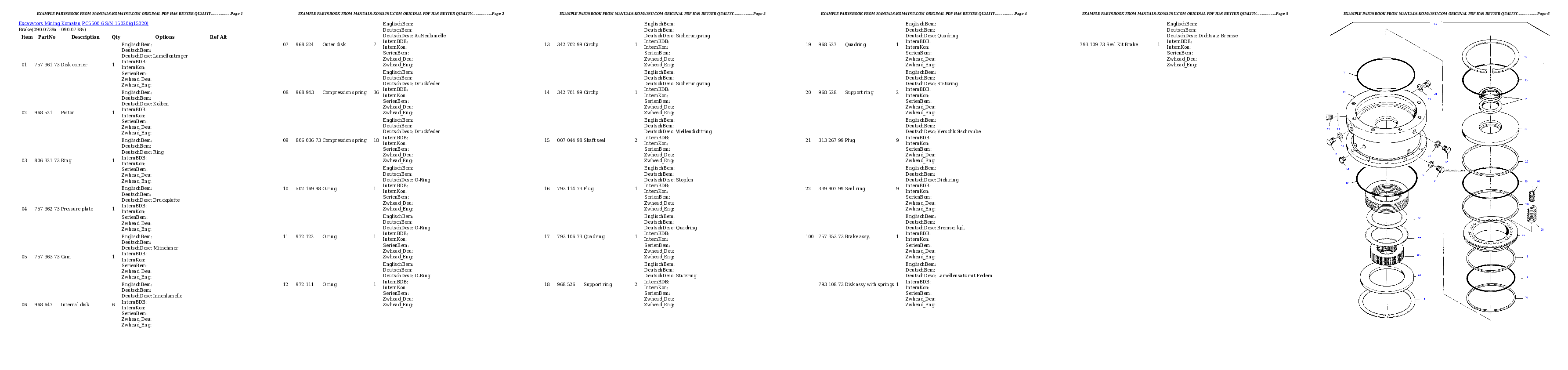 Protected: PC5500-6 S/N 15020 Partsbook