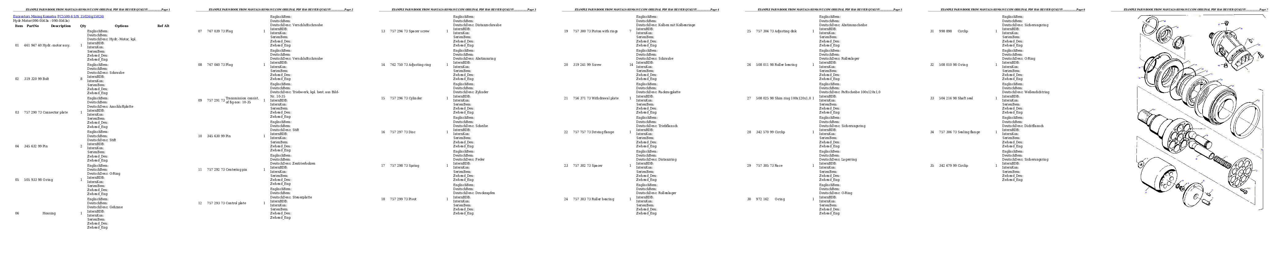 Protected: PC5500-6 S/N 15024 Partsbook