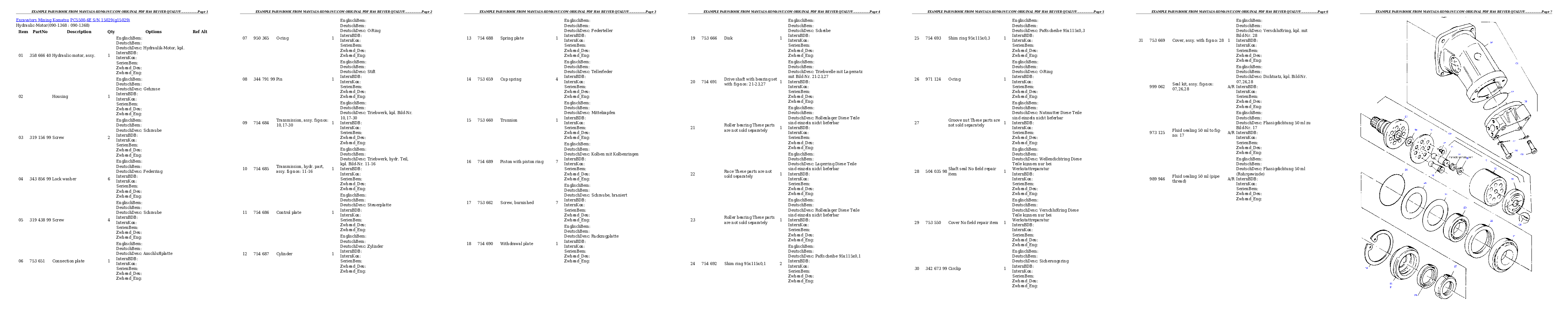 Protected: PC5500-6E S/N 15029 Partsbook
