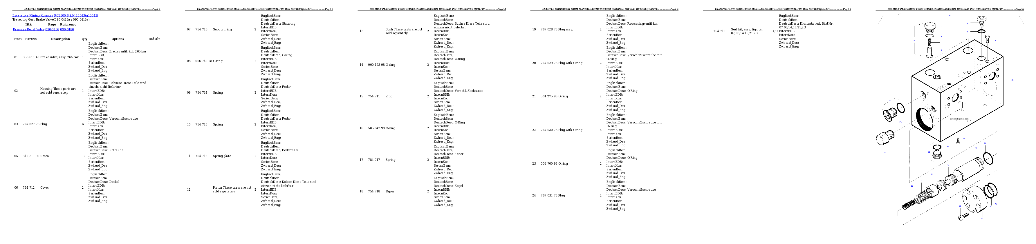 Protected: PC5500-6 S/N 15043 Partsbook