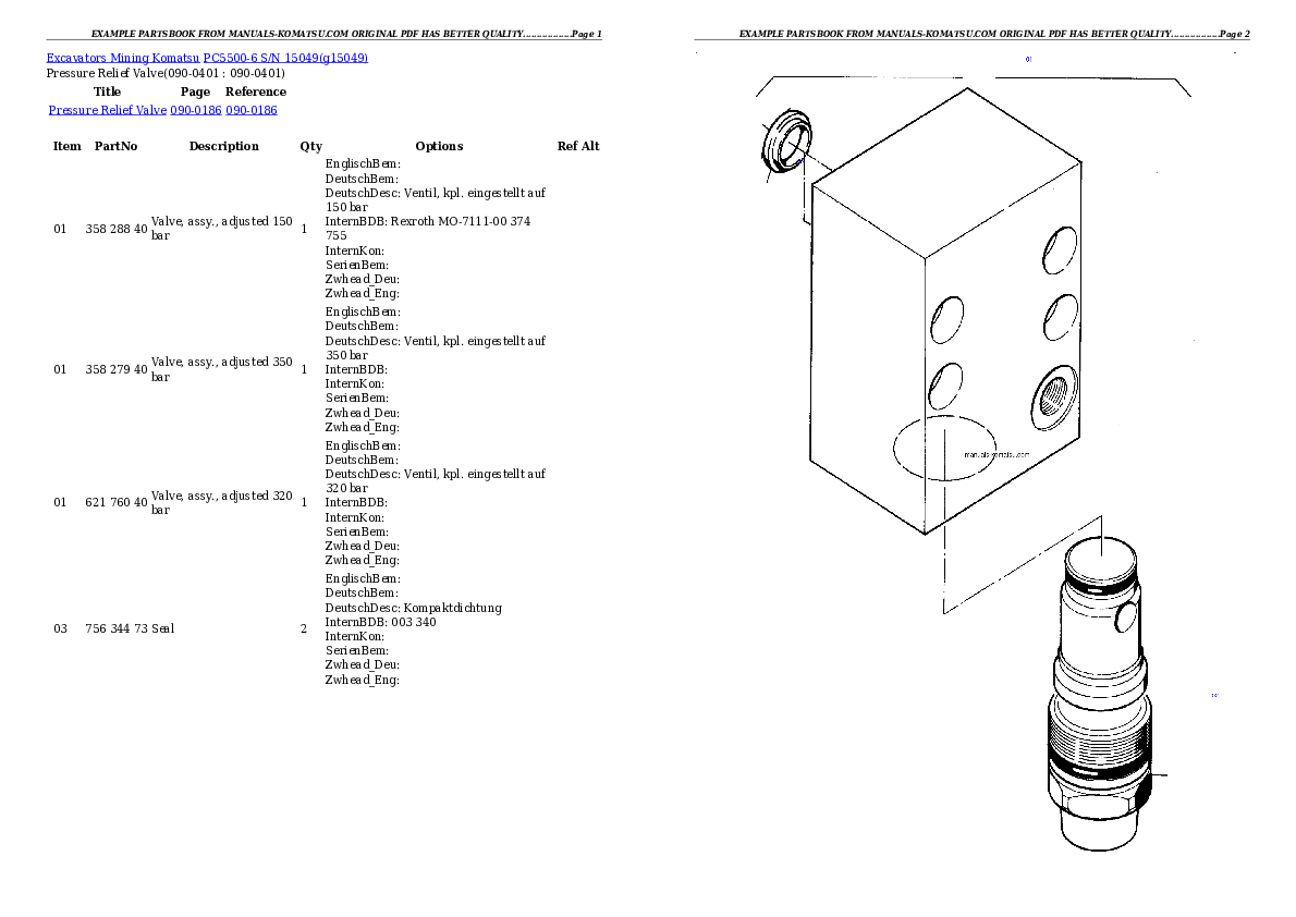 Protected: PC5500-6 S/N 15049 Partsbook