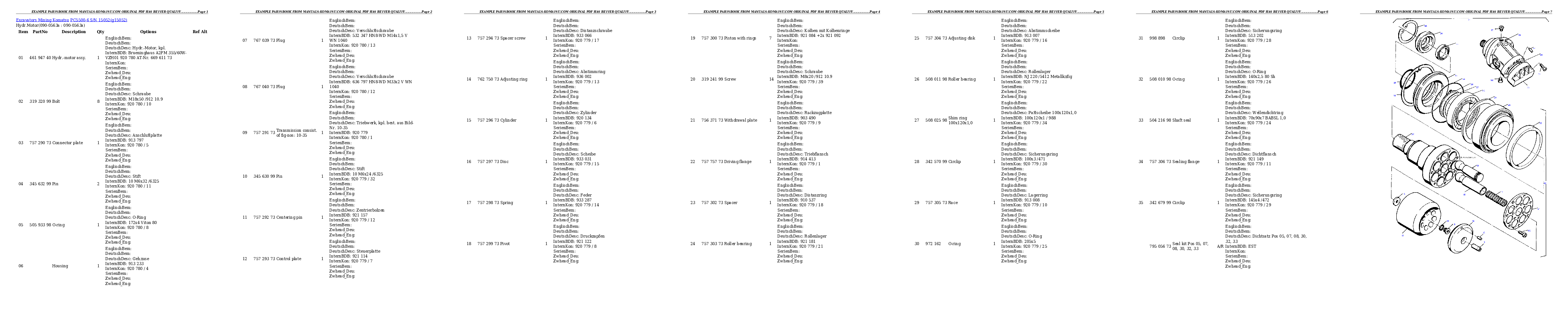 Protected: PC5500-6 S/N 15052 Partsbook