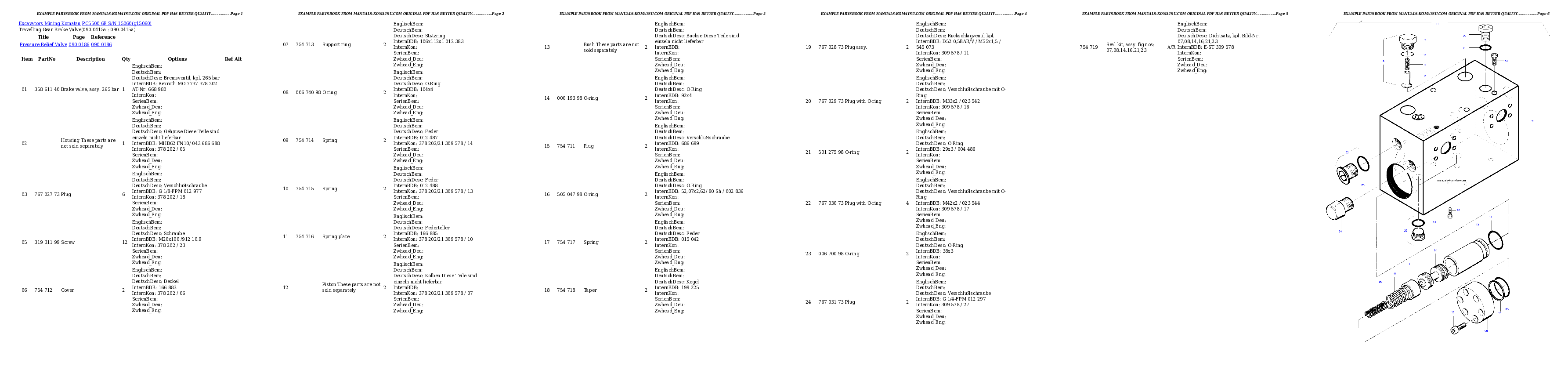 Protected: PC5500-6E S/N 15060 Partsbook