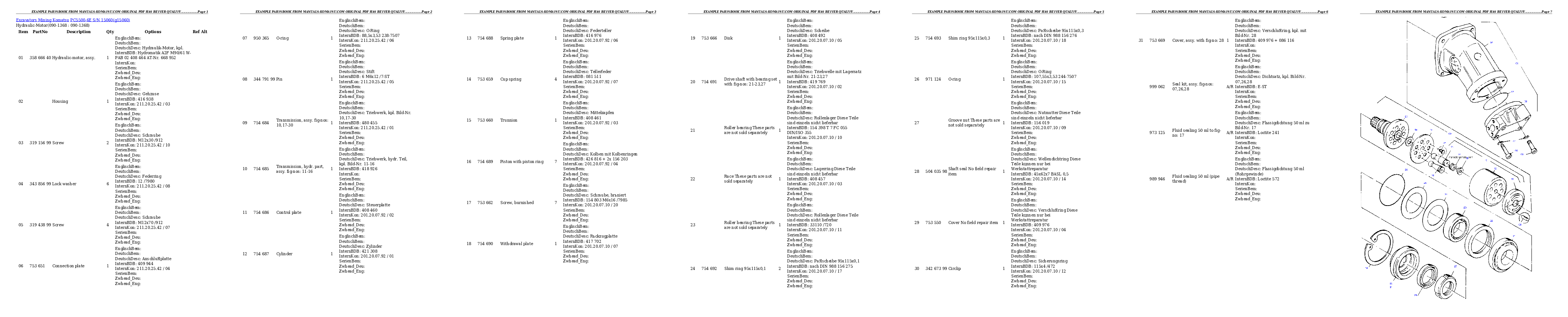 Protected: PC5500-6E S/N 15060 Partsbook