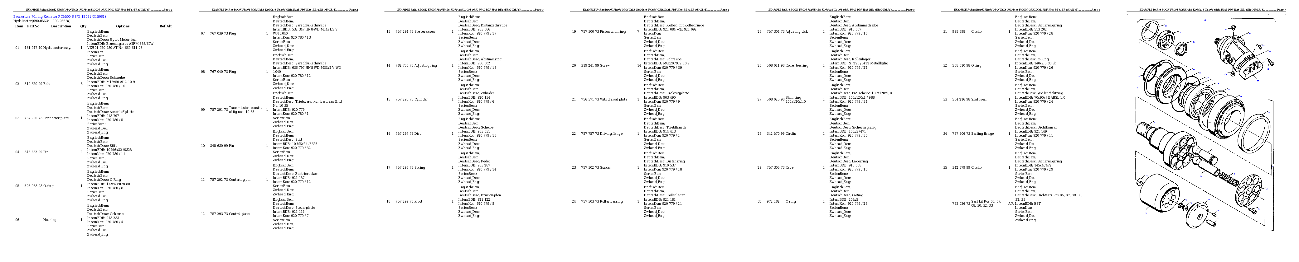 Protected: PC5500-6 S/N 15061 Partsbook