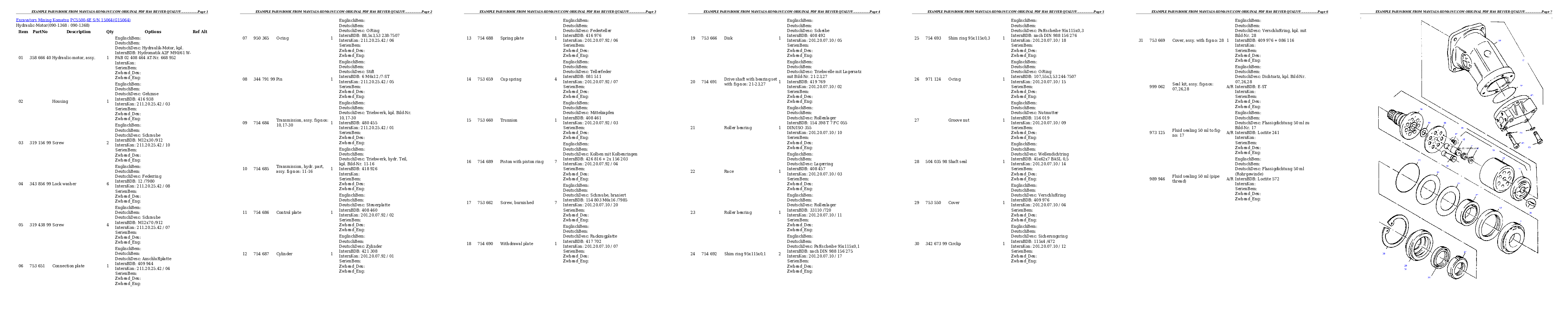 Protected: PC5500-6E S/N 15064 Partsbook