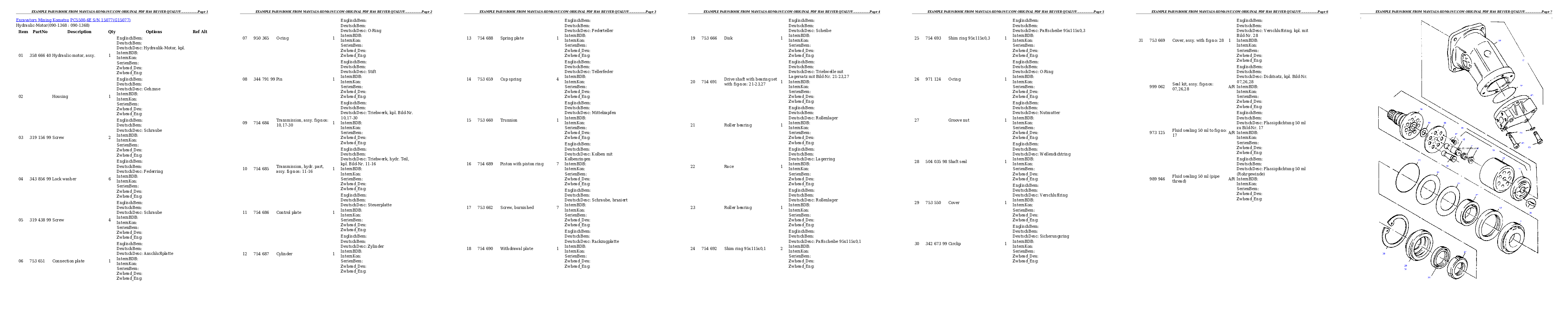 Protected: PC5500-6E S/N 15077 Partsbook