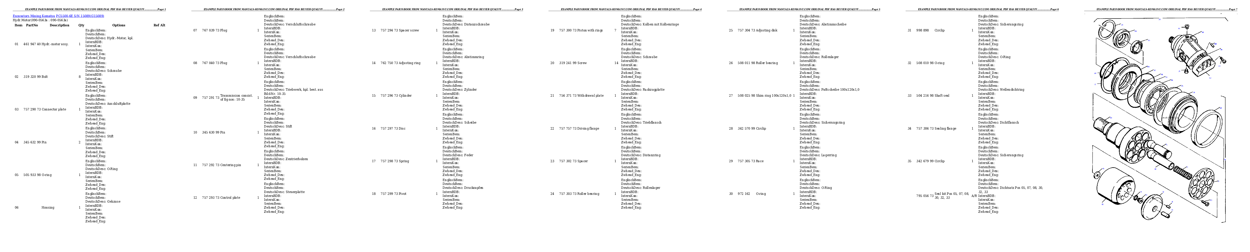 Protected: PC5500-6E S/N 15089 Partsbook