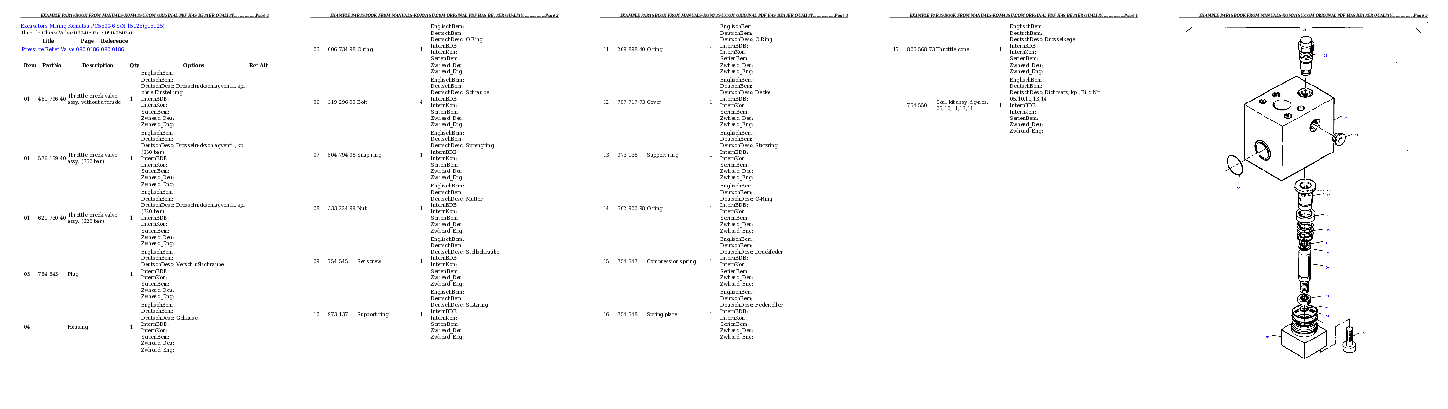 Protected: PC5500-6 S/N 15125 Partsbook