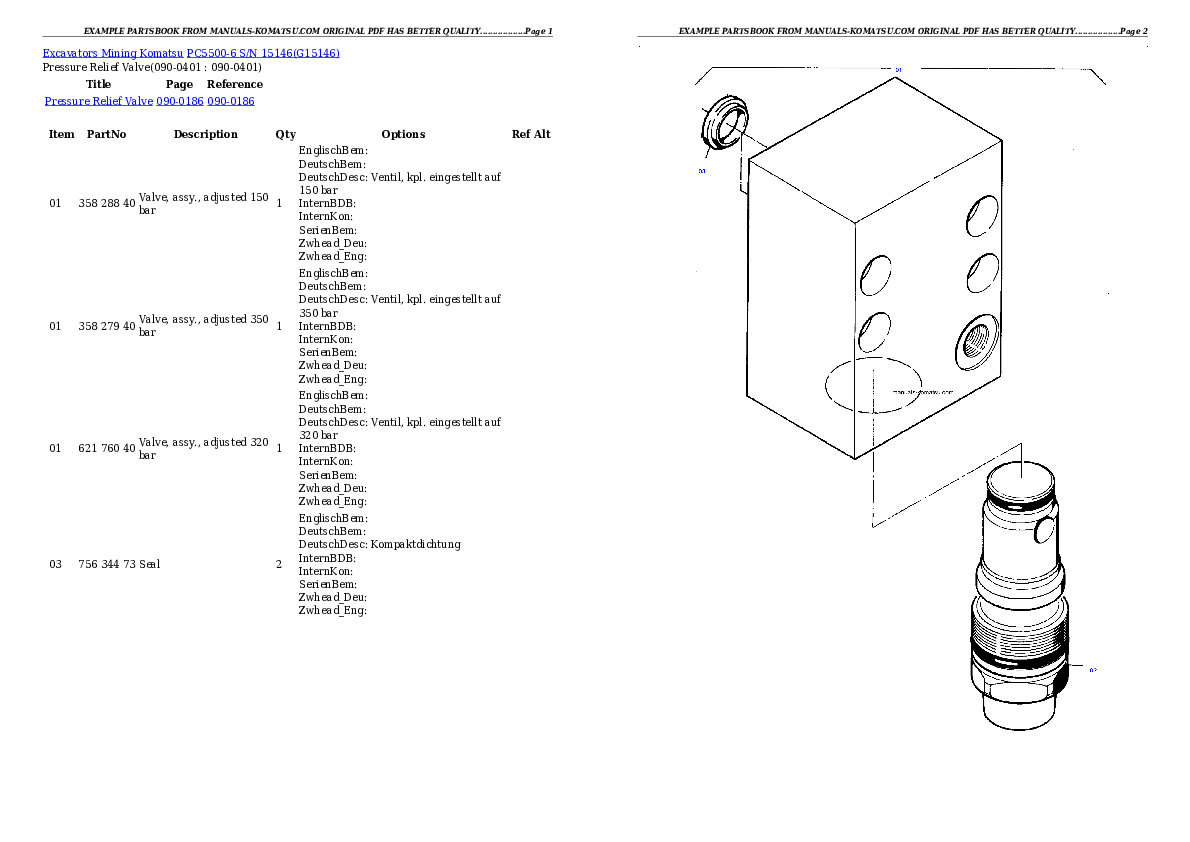 Protected: PC5500-6 S/N 15146 Partsbook