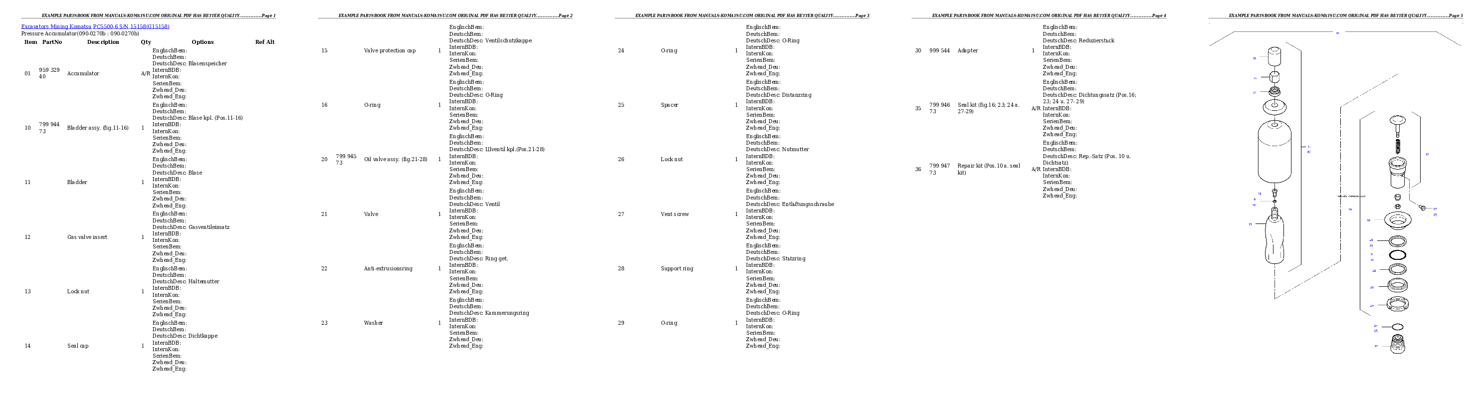 Protected: PC5500-6 S/N 15158 Partsbook