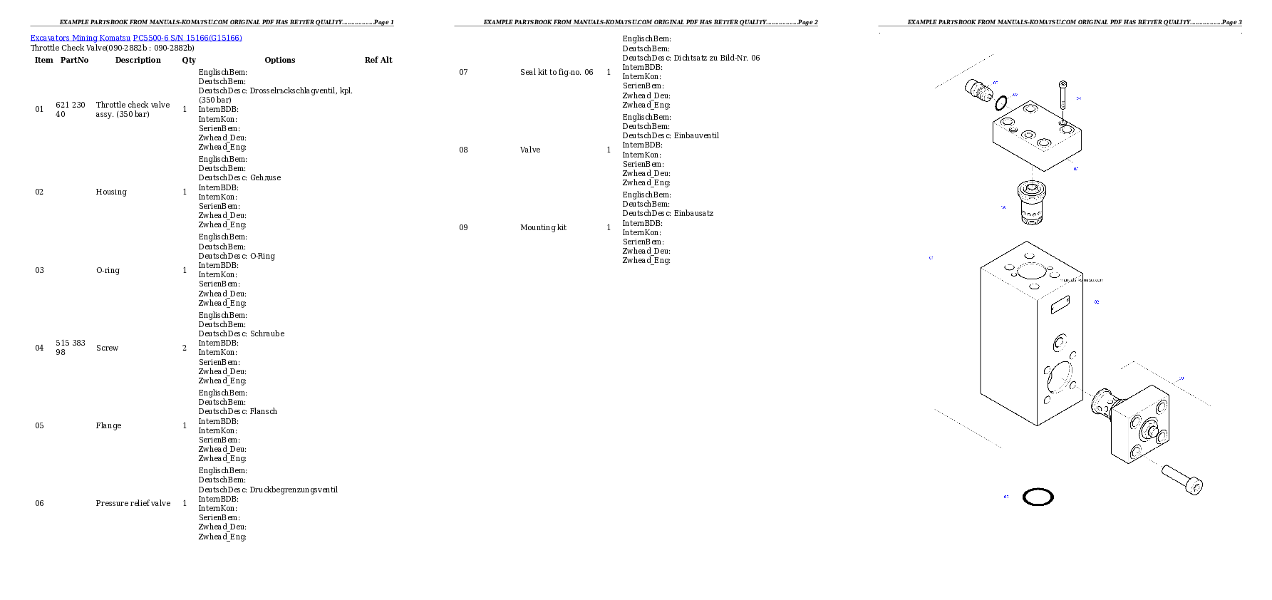 Protected: PC5500-6 S/N 15166 Partsbook