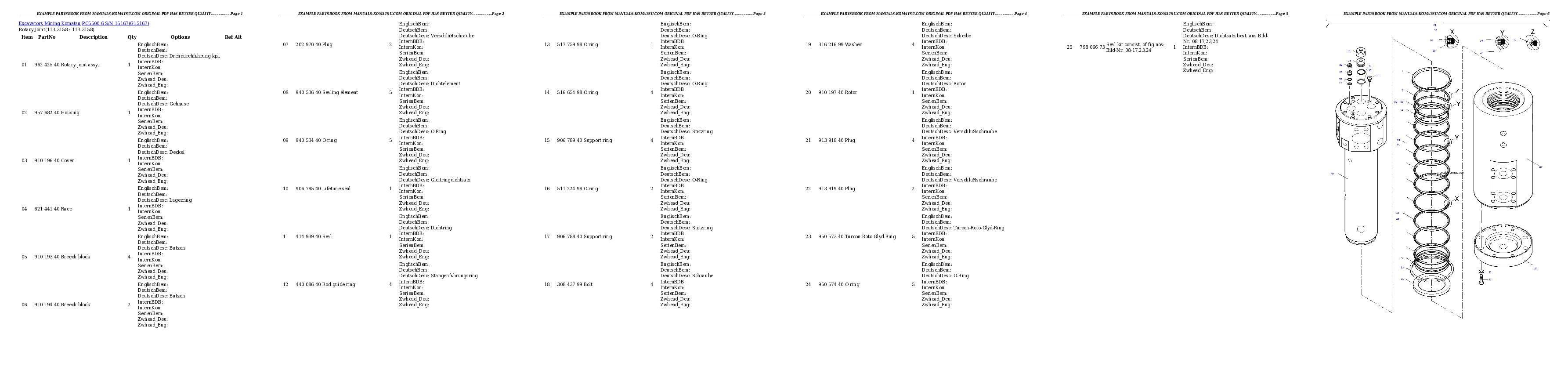 Protected: PC5500-6 S/N 15167 Partsbook