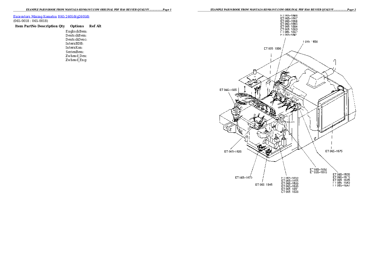 Protected: H65 26058 Partsbook