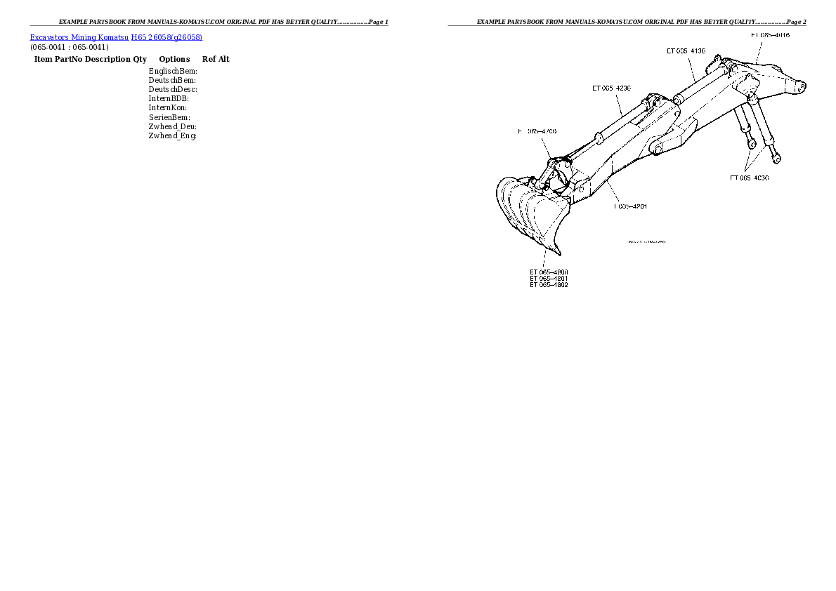 Protected: H65 26058 Partsbook