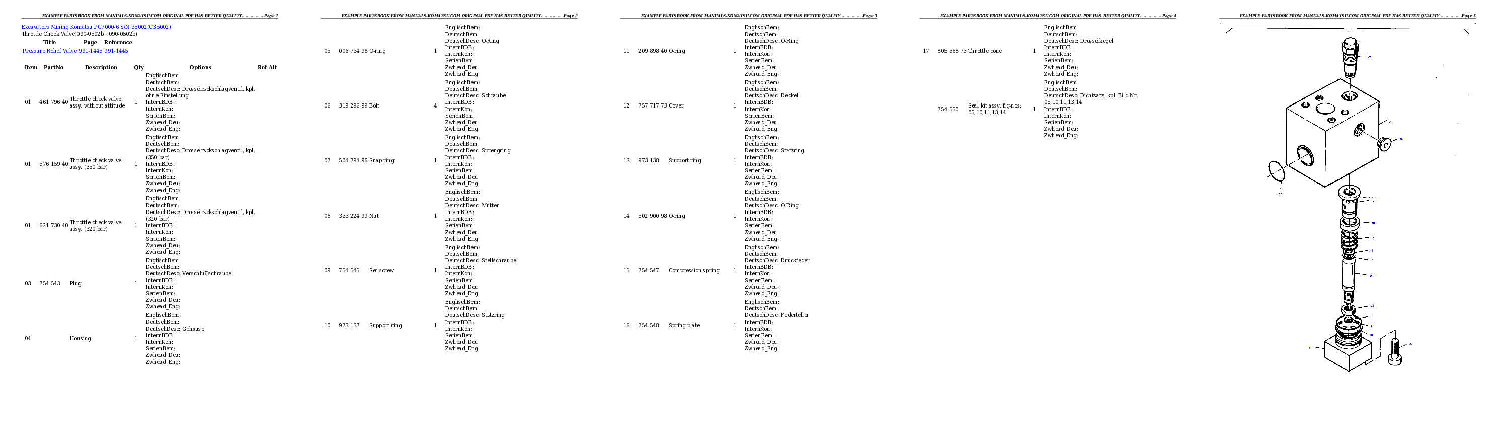 Protected: PC7000-6 S/N 35002 Partsbook