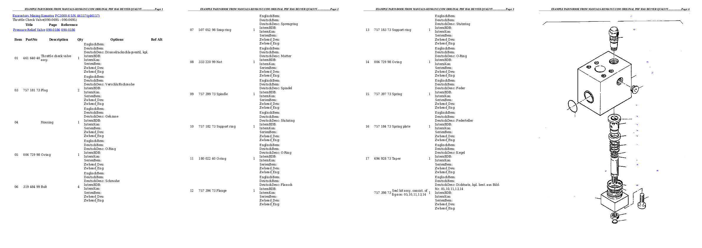 Protected: PC3000-6 S/N 46157 Partsbook