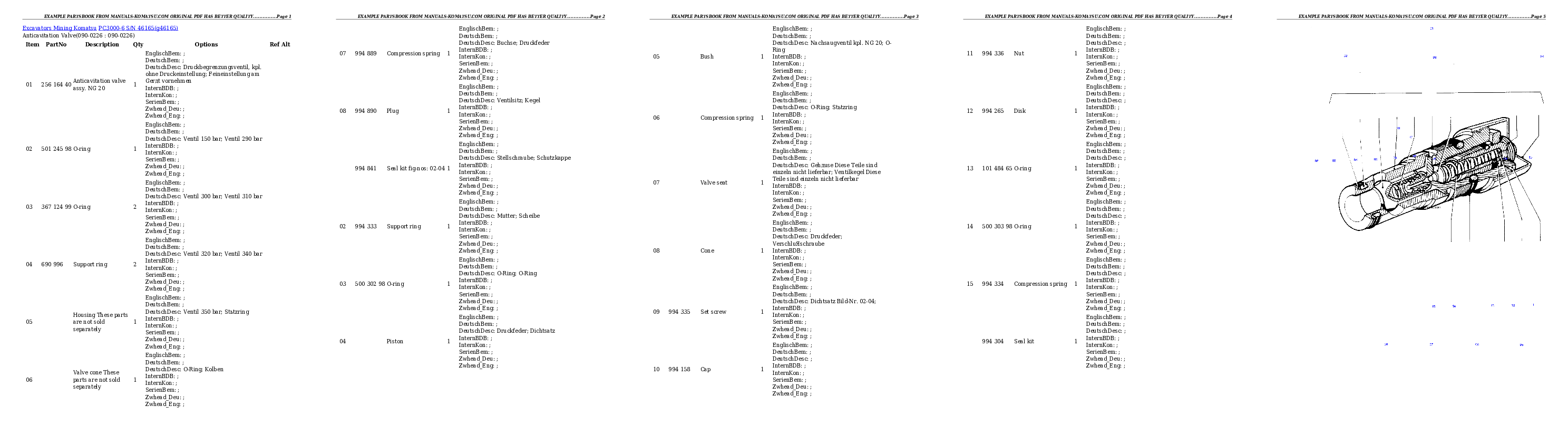 Protected: PC3000-6 S/N 46165 Partsbook