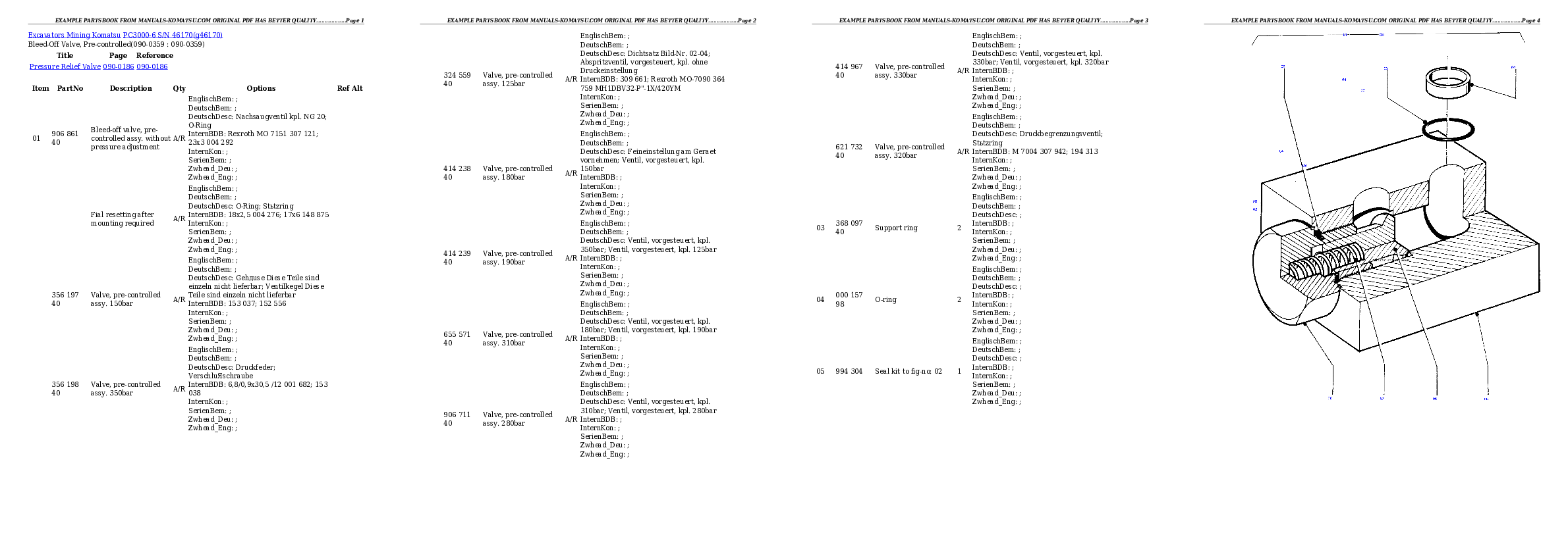 Protected: PC3000-6 S/N 46170 Partsbook