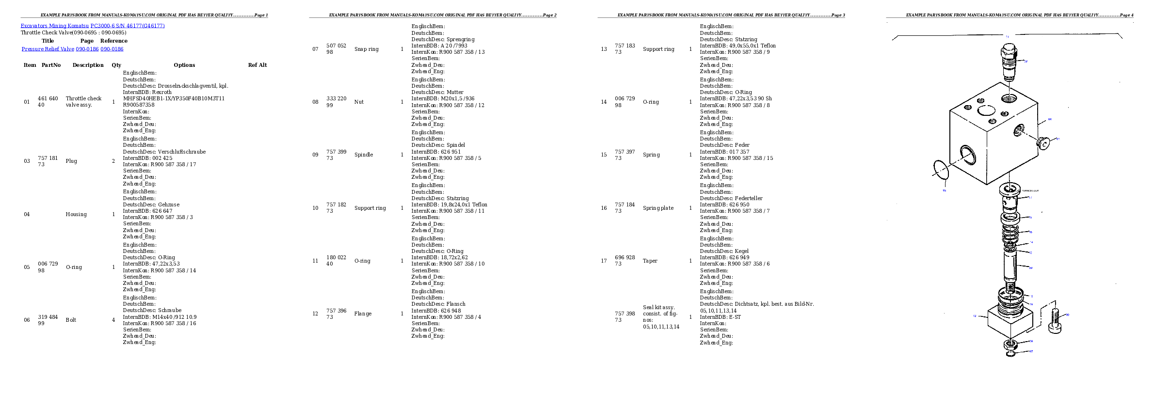 Protected: PC3000-6 S/N 46177 Partsbook