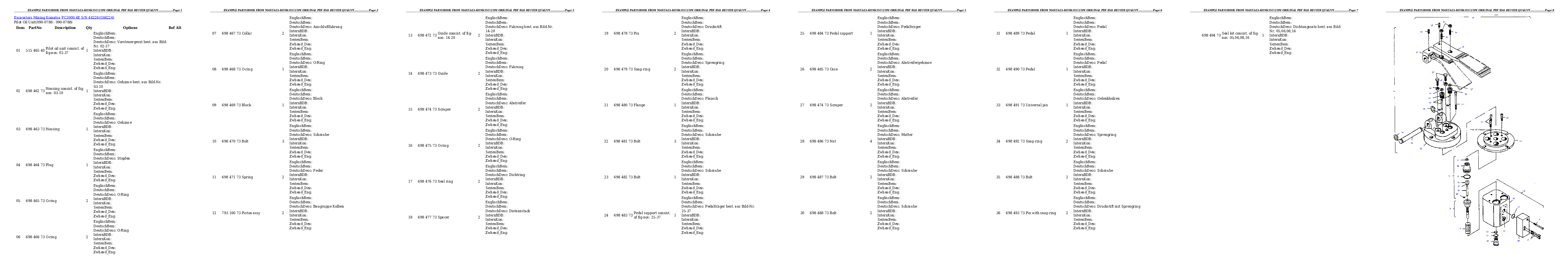 Protected: PC3000-6E S/N 46226 Partsbook