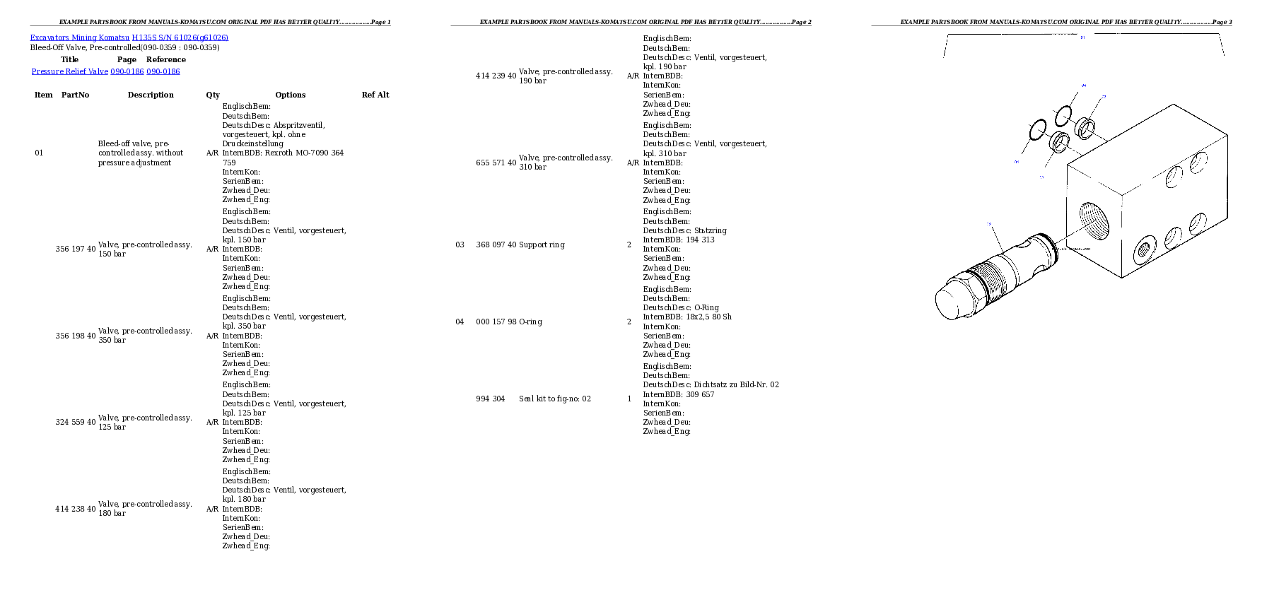 Protected: H135S S/N 61026 Partsbook