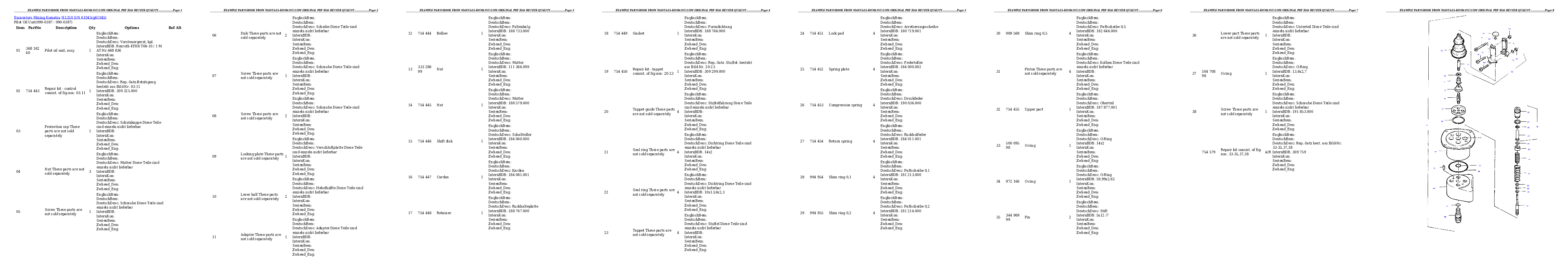 Protected: H135S S/N 61045 Partsbook