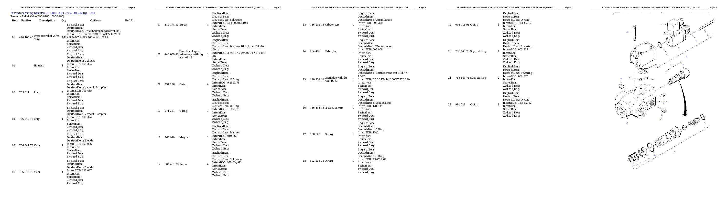 Protected: PC 1400-1A 61 070 29.01.2001 Partsbook