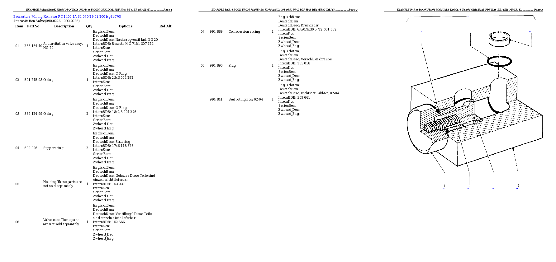 Protected: PC 1400-1A 61 070 29.01.2001 Partsbook