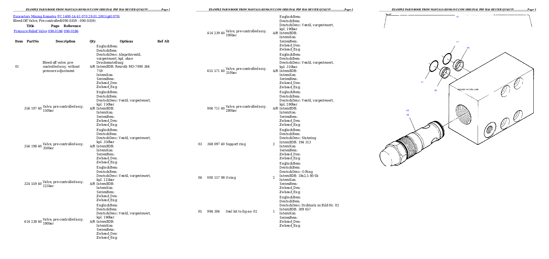 Protected: PC 1400-1A 61 070 29.01.2001 Partsbook