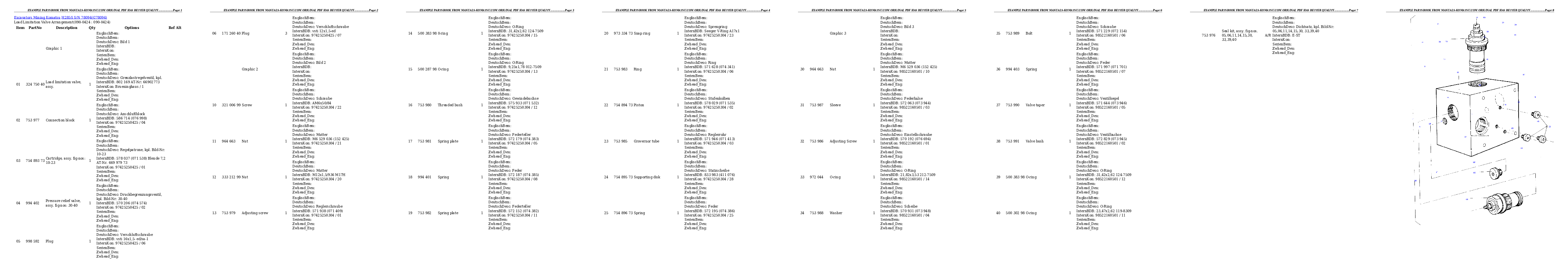 Protected: H285S S/N 78094 Partsbook