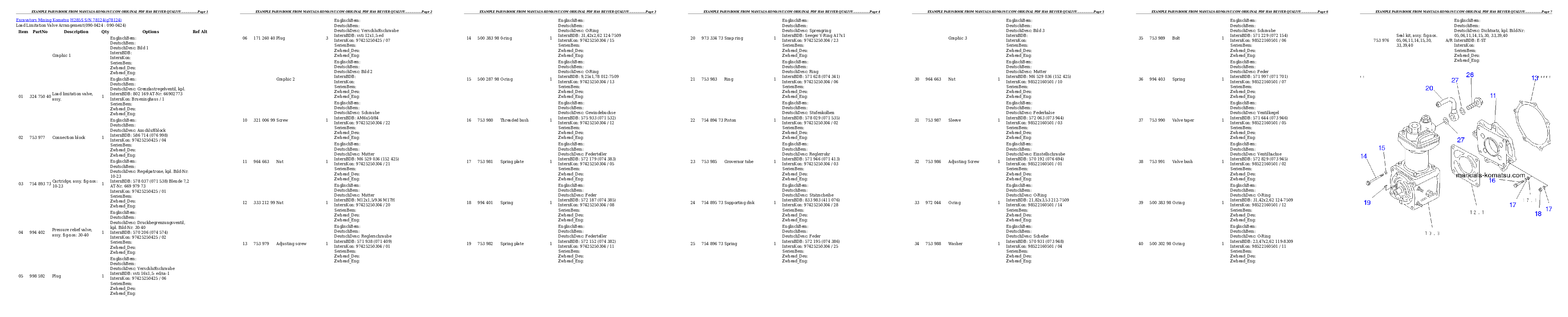 Protected: H285S S/N 78124 Partsbook