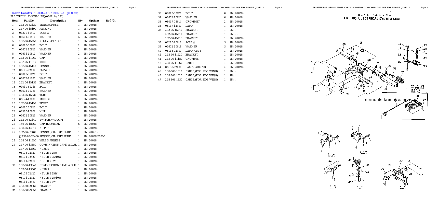 Protected: GD500R-2A S/N 20028-UP Partsbook