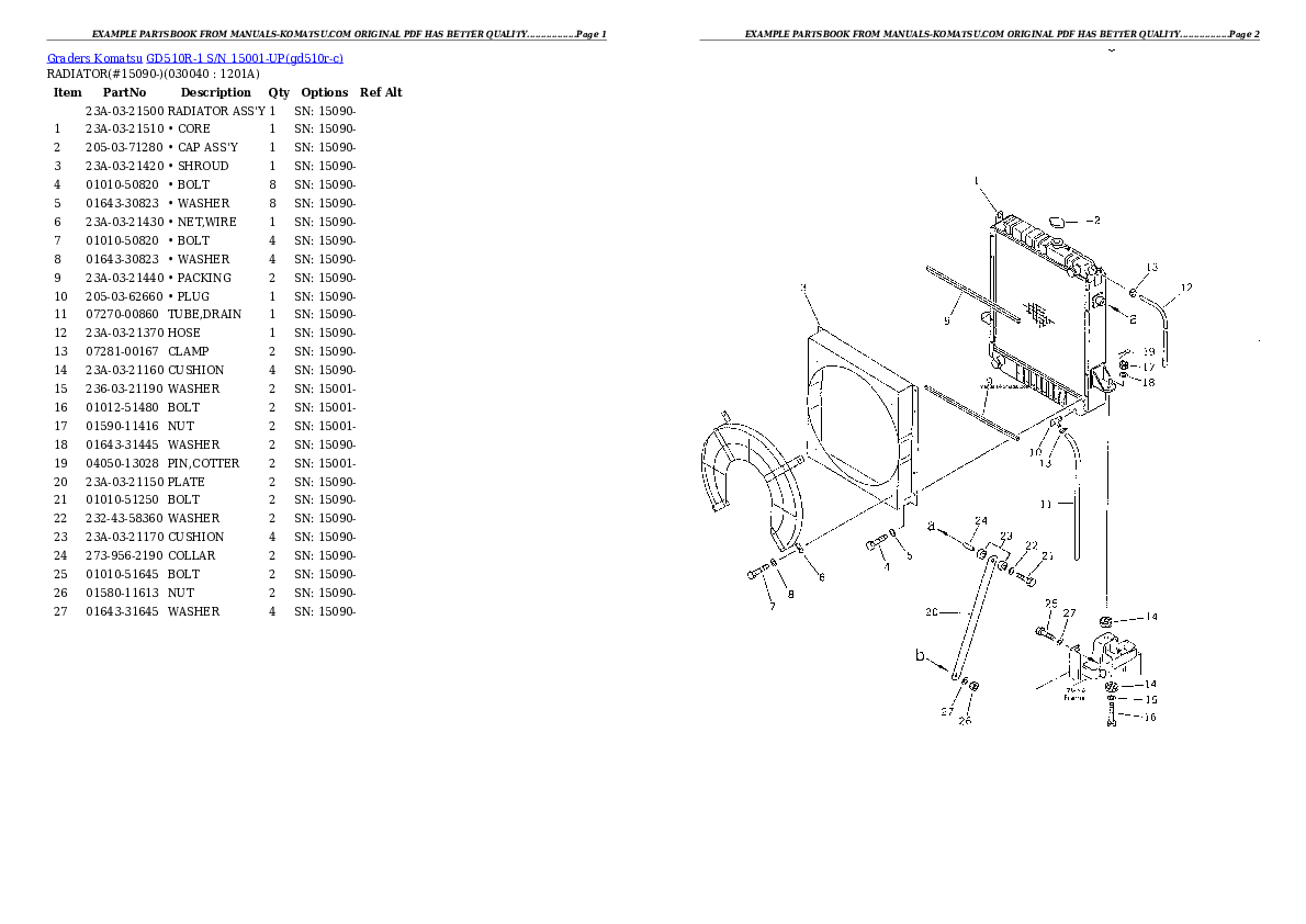 Protected: GD510R-1 S/N 15001-UP Partsbook