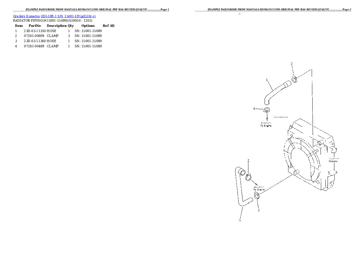 Protected: GD510R-1 S/N 15001-UP Partsbook